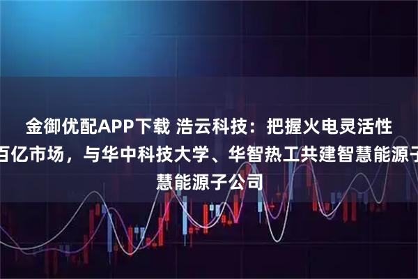 金御优配APP下载 浩云科技:把握火电灵活性升级百亿市场,与华中科技大学、华智热工共建智慧能源子公司